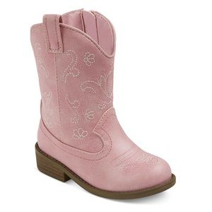 Pink cowgirl boots toddler size 5